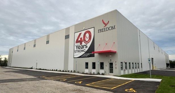 Freedom's new mailing center, September 2026